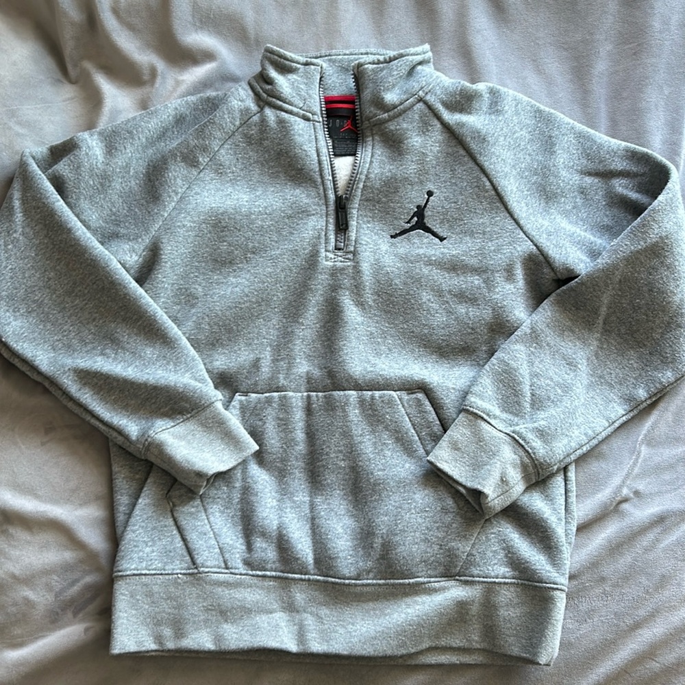 Boys Jordan 1/4 zip fleece top